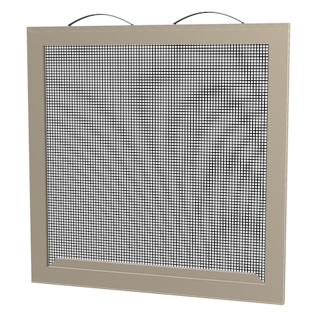 Ritescreen 2 in W x 68 in H Slider Glider Window Screen, SL1, UltraVue Mesh, Almond SL1-A29-MSUV-L00-H68-W2